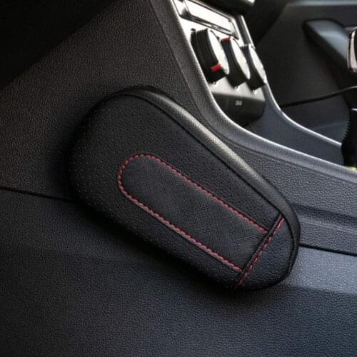 Leather Car Armrest Mat Universal Interior Auto Armrests Storage Box Mats Dust-proof Cushion Cover Armrest Protector Waterproof