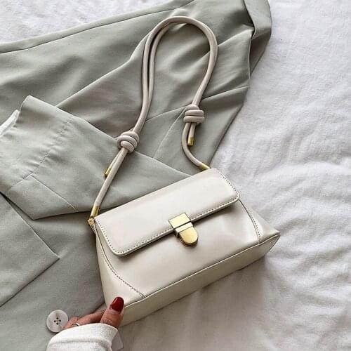 Small bag 2021 new trendy net red high sense of summer solid color 2021 single shoulder messenger bag