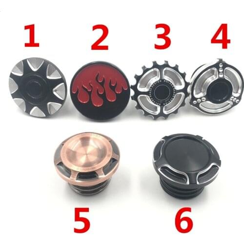 Motorbike Motorcycle Parts CNC Aluminum Fuel Gas Tank Cap For Harley Sportster XL883 XL1200 48 Dyna Touring Softail Black/Chrome