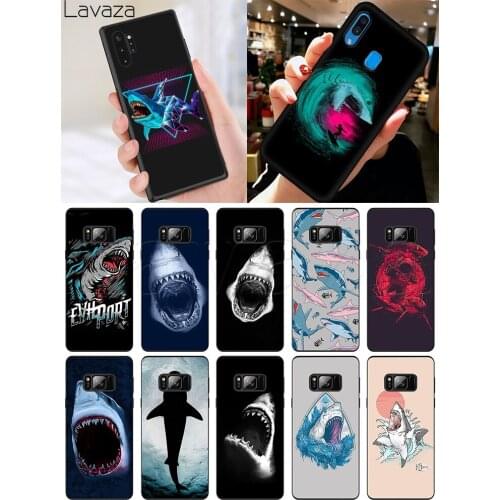 Lavaza Sharks Soft Silicone Case for Samsung A10S A20S A30S A40S A50S A60 A70S M10 M20 M30