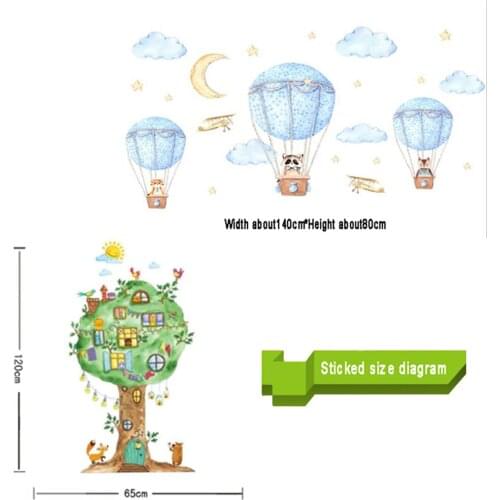 Childrens room stickers, creative decorative painting, kindergarten decoration, beautiful and beautiful decoration
