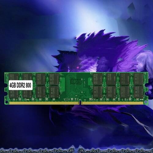 Desktop Memory Ram SO DIMM PC2 6400 DDR2 800 MHz 240PIN 4GB DDR2 PC2-6400 800MHz 240 PIN for AMD