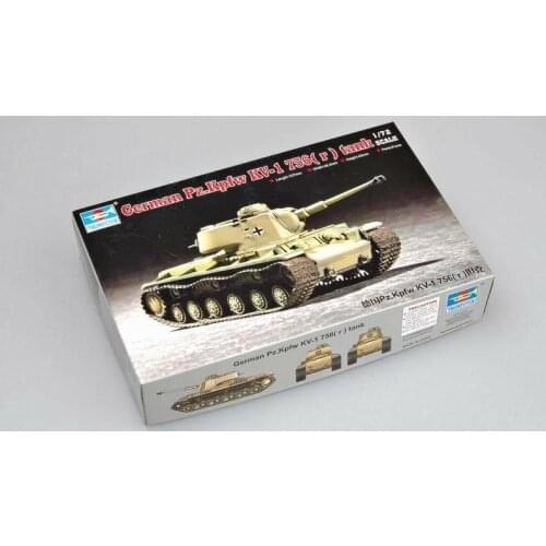 Trumpeter 1/72 07265 German Pz.Kpfw KV-1 756( r ) tank