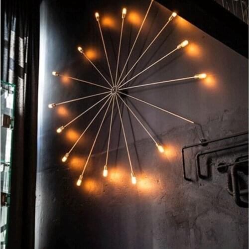 Nordic Pastoral Wall Lamp Restaurant Bar Living Room Spider Clothing Store Wall Lamp deco chambre