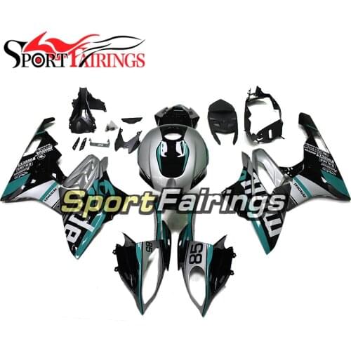New Complete ABS Plastic Injection Mortorbike Fairings Bodyworks For BMW S1000RR 2017 2018 17 18 Blue Silver Black Hulls Covers
