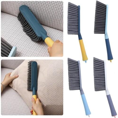 Plastic Bed Brush Soft Dust-Removing Sweep Cleaning Brush Long Handle Bed Sofa Dust Brush Broom Household Cleaner Tools