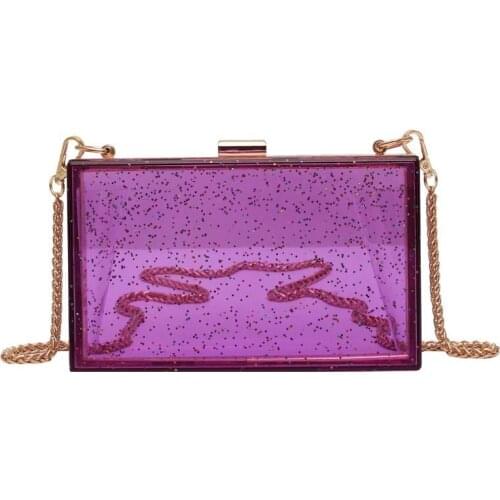 Clear Purses And Handbags Luxury Designer Bags For Women 2020 New Luxury Handbags Fashion Purse With Chain Wholesale Evening Bag