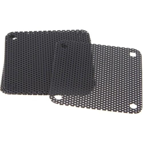 5PCS PVC Fan Dust Filter PC Dustproof Case Cuttable Computer Mesh Cover 40mm Mesh Black