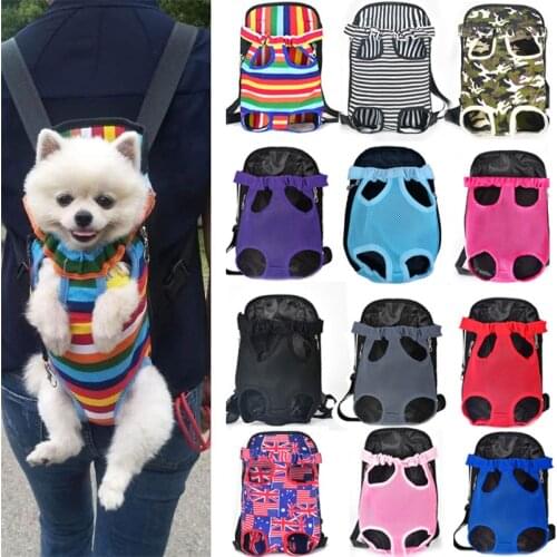 Pet Dog Carrier Backpack Mesh Dog Carriers Bag Outdoor Travel Backpack Breathable Portable Pet Dog Carrier for dogs Cats