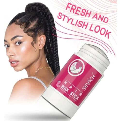 Sevich Rose Unisex Hair Finishing Cream 30g Hair Edge Control Gel Stick Hair Styling Smooth Frizziy Hairs Non Greasy Hair Stick