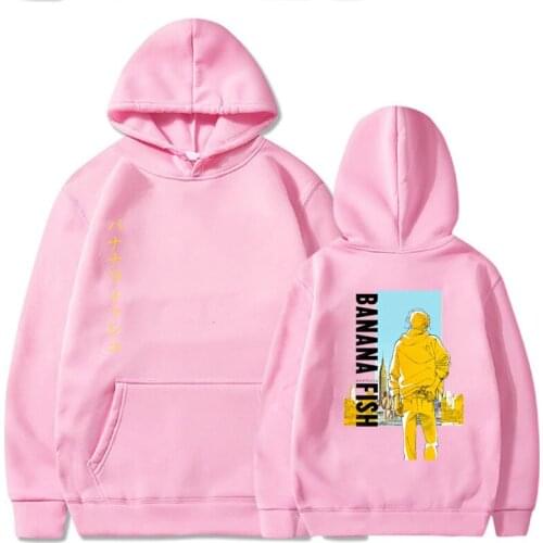 Anime BANANA FISH 2 Printed Hoodie Hoodies Sweatshirt Men Women Unisex Long Sleeve Regular Streetwear Pullovers Casual Hooded