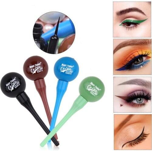 Waterproof Colorful Eyeliner Liquid Purple Blue Black Coffee Green Color Eye Liner Pen Makeup Eyes Cosmetics for Beauty Gift