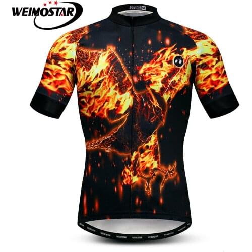 Weimostar Summer eagle Riding Cycling Jersey Clothing Men MTB bicycle Shirts Ropa ciclismo outdoor Cycle wear Bike Jersey