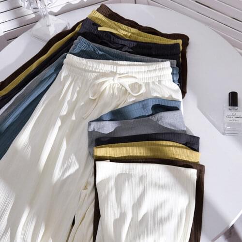 YUQI Women's Wide Trousers