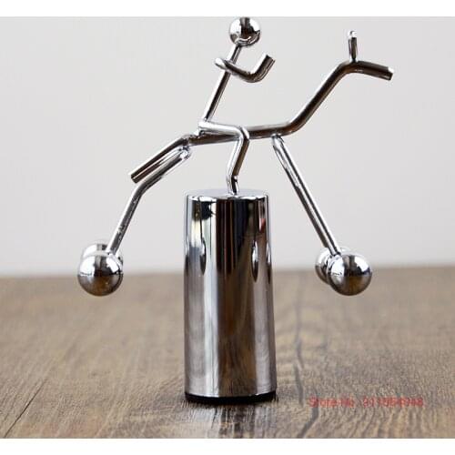 Iron Craft Horse Riding Newton Pendulum New Newtons Cradle Perpetual Motion Best Gift For Friends Funny Kids Room Accessories