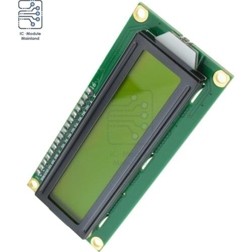 5V 1602 Character 16X2 LCD Module diymore Brand 1602LCD Display Module + IIC Interface for Arduino Yellow Blue Blacklight
