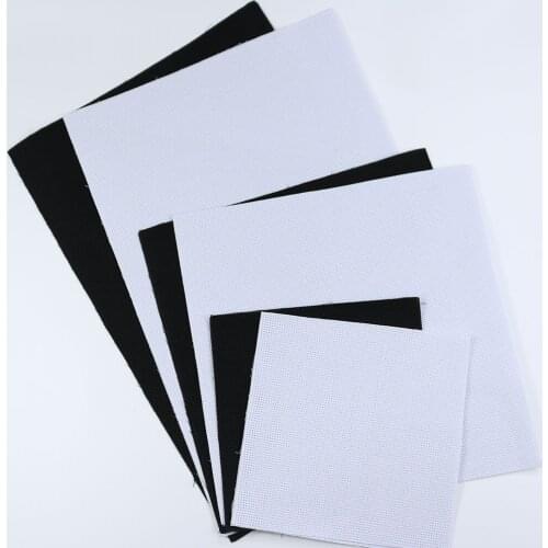 11CT Black and White Cross Stitch Fabric DIY Needlework Sewing Handcraft Cloth Embroidery Aida Cloth 50X50cm