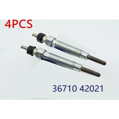 4PCS Genuine Turbo diesel glow plug set for hyundai Terracan 3671042021 36710 42021