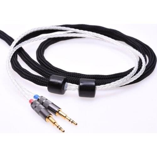 5M 4-Pin XLR Silver Plated Headphone Upgrade Cable Doth 2.5mm Compatible For Hifiman HE1000 HE400S He400i HE560 Oppo PM-1 PM-2