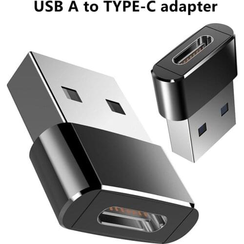 USB A TO TYPE-C Adapter Female OTG Data Adapter Converter Cable Adapter For Macbook iphone 12 11 pro
