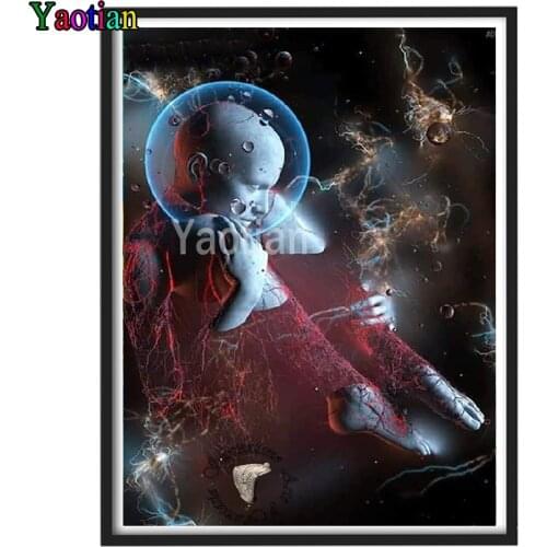 Yaotian Diamond Painting Cross Stitch "Fantasy bald person" Full Square Round Diy 5d Diamond Embroidery Picture Rhinestone Art