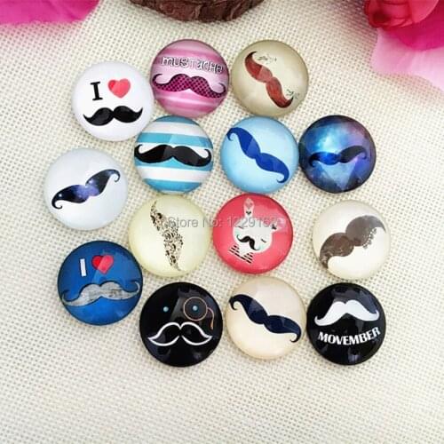 Free shipping (14pcs/lot)Cute Mustache fridge magnet for party gift Cartoon message sticker Kitchen home Decor