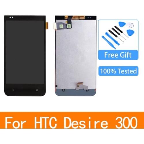For HTC Desire 300 LCD Display Screen Module Monitor + Touch Screen Digitizer Sensor Panel Glass Assembly