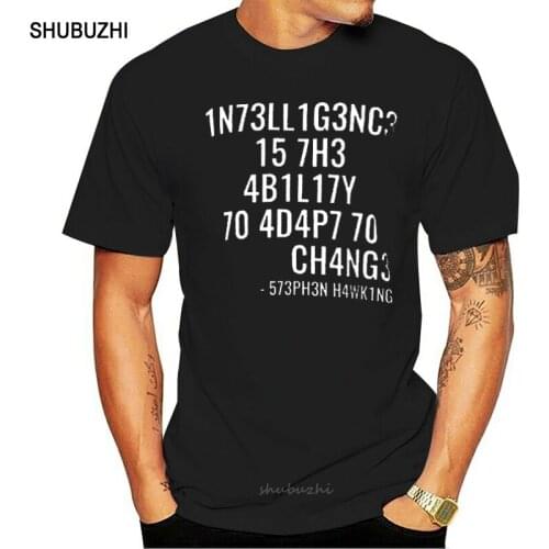 Intelligence is the ability to adapt to change! T Shirt earth global warming vaccines chemtrails flat earth teach