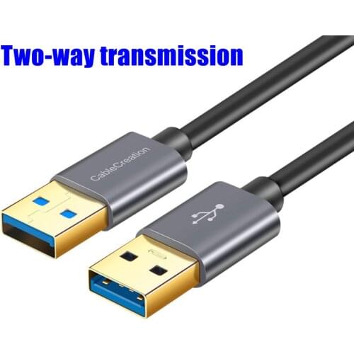 USB 3.0 Type A Male to USB Male Extension Cable Fast Speed USB3.0 Data Transfer Cable USB Extender Cable For PC Hard Disk Webcam