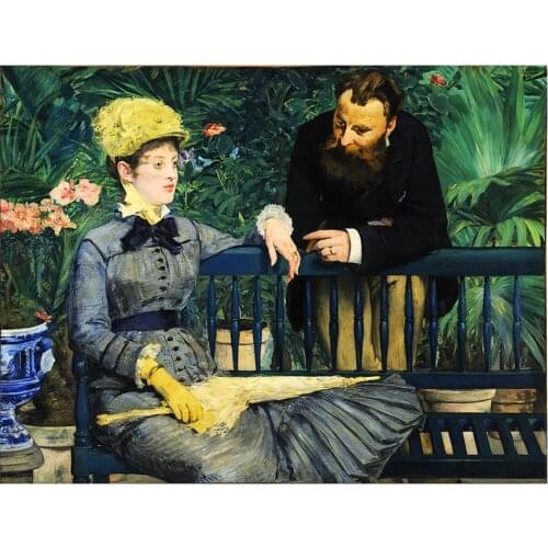 The Railway Canvas Painting Prints Abstract Umbrella Poster Wall Picture for Bedroom Wall Decor Aesthetic Room Decor