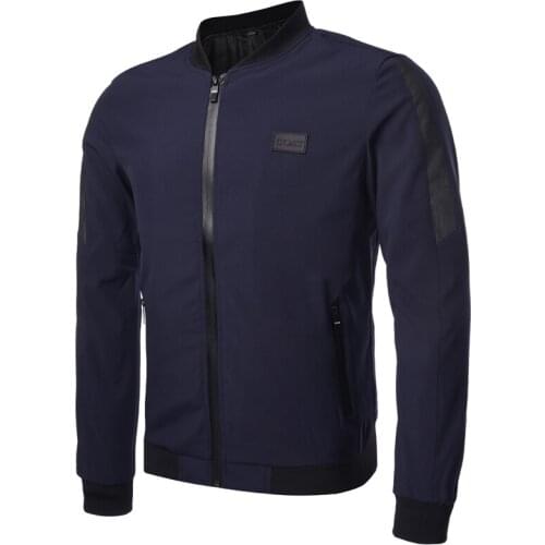 Jacket Men Stand Collar Casual Youthful Popularity Zipper Four Seasons XS S M L T039