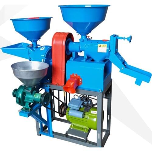 Rice milling machine small household rice, corn, wheat, millet shelling and peeling machine, rice beating and crushing machine