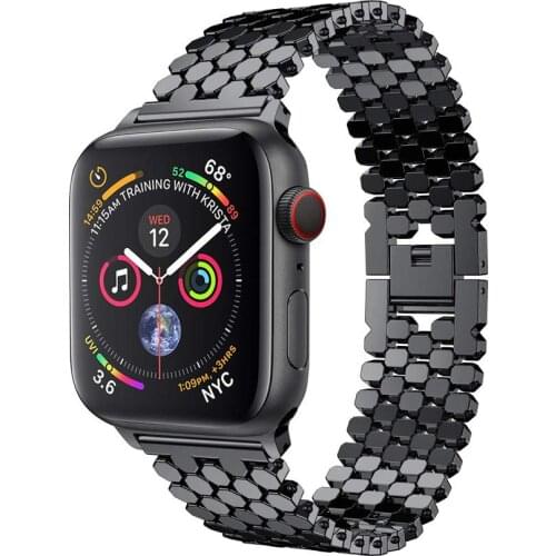 Metal watchband for apple watch 5/4/3/2/1 iwatch apple watch band 44mm 40mm 42mm 38mm bracelet luxury belt watch accessories