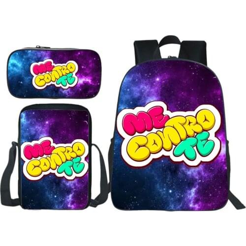 Me Contro Te Backpack School Student Backpack Children Bags Pencil Case Shoulder Bag Kids Back To School Gift Teenagers Mochila