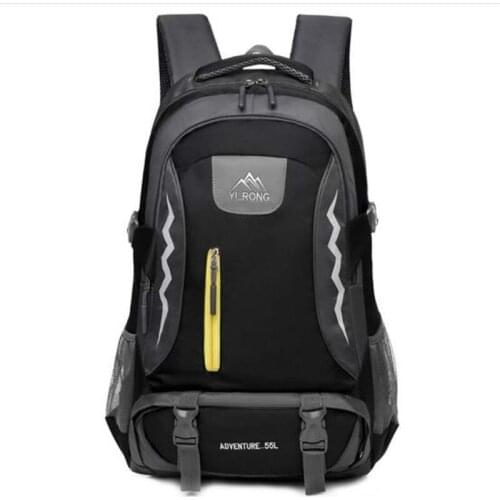 Free Shipping New Fashion Casual Large Capacity Backpack Men Womens Outdoor Sport Double Zipper Shoulder Bags Travel Bag