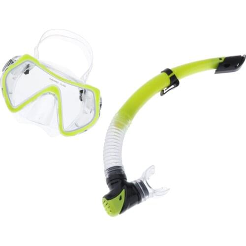 Snorkel Set,Anti-Fog Underwater Snorkel with Impact Resistant Panoramic