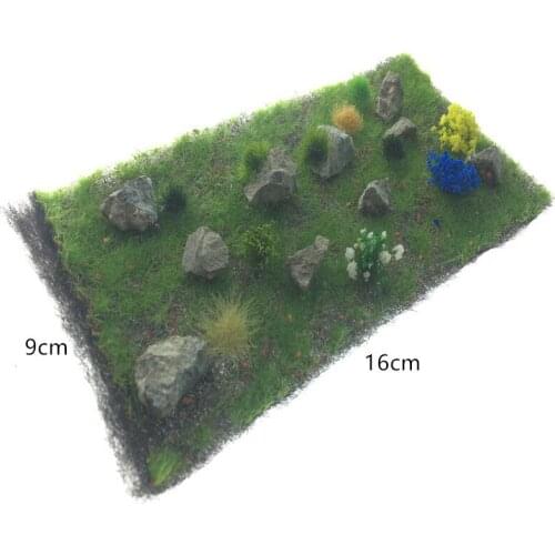 New Grass MatScene Model Tuft Flower-cluster DIY Sand Table Layout Architectural Model Materials Diorama Landscape For Military