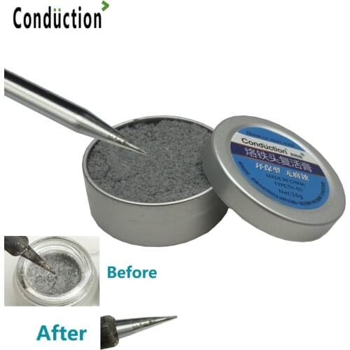 ENSOM Electrical Soldering Iron Tip Refresher solder Cream Clean Paste for Oxide Solder Iron Tip Head Resurrection No corrosion