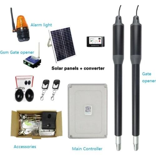 Solor Pannel Door Gate Opener Automatic Remote Control