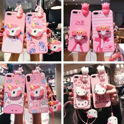 Cartoon Unicorn Silicone Case for VIVO X9/X9S/X20/X27/Y55/Y66/Y67/V5/Y75/V7/Y79/V79/Y83/Y81 /Y85/V9/Z1/Z1i/Y91/Y95/Y93