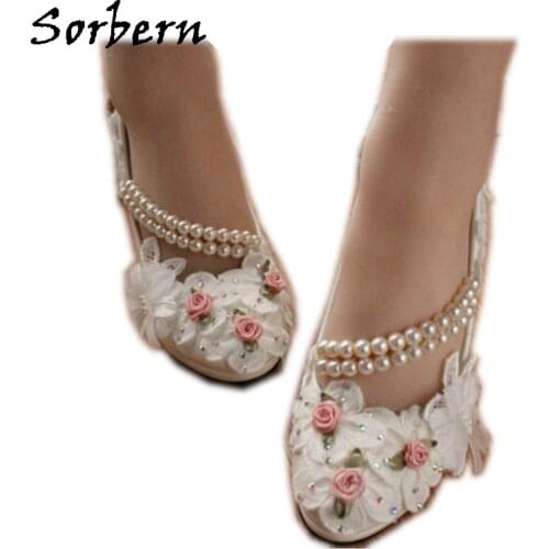 Sorbern Women's Shoes With A Glass Heel