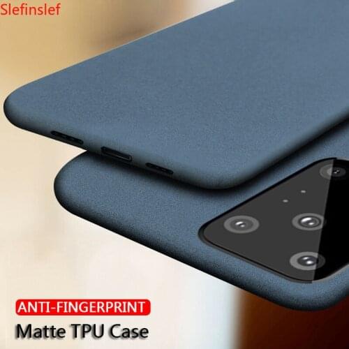 Ultra Slim Matte Soft Phone Case For Samsung S20 A51 A71 A10 A20 A20E A30 A50 A70 A9 A7 A6 A8 2018 S10 S9 S8 Plus Note 10 9 8