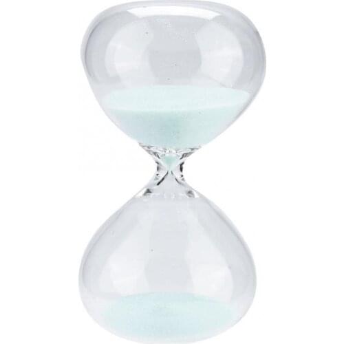 15 Minutes Cylinder-shaped Hourglass Sand Timer Sand Glass Desktop Ornament Birthday Gift