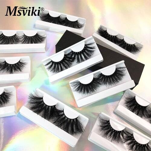 30MM Mink Lashes Wholesale Items 5D Mink Lash Extension Supplies Dramatic False Eyelashes Box Bulk Fluffy Vendor Makeup Beauty
