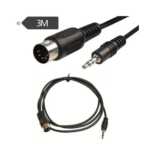 5 Pin Din Plug To 3.5mm Stereo Jack Plug Audio Cable free shipping