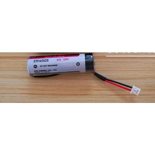5PCS NEW ER14505 14505 lithium battery AA 3.6V 2700mah PLC control in Li-ion batteries with plug