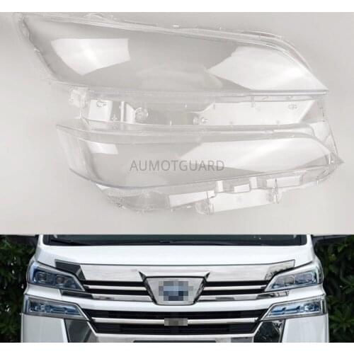 Car Headlight Lens For Toyota Vellfire 2019 2020 Headlamp Cover Replacement Auto Shell Cover