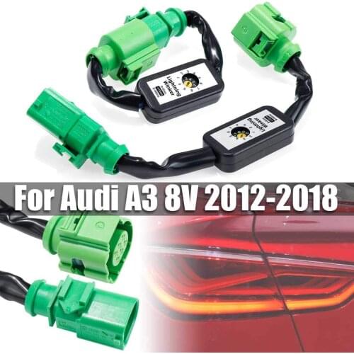 Car Dynamic Turn Signal LED Taillight Add-on Module Wire Indicator Tail Light For Audi A3 8V 2013 2014 2015 2016 2017 2018