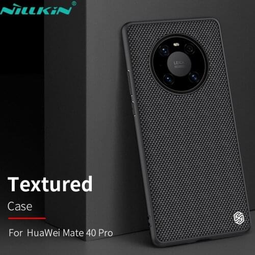For Huawei Mate 40 Pro Case NILLKIN Textured Case Nylon Fiber Non-slip Luxury Business Frosted Back Cover For Mate40 Pro + Plus