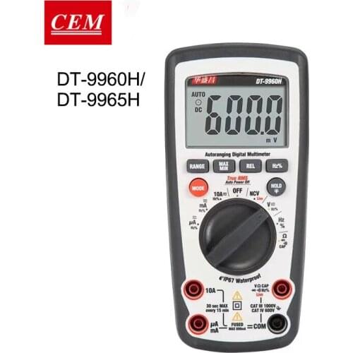 CEM Digital Multimeter Auto-Ranging Electric Meter CEM DT-663H/DT-660B Intelligent Anti-Burning Digital Display High-Precision